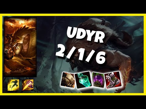 Udyr s11 Jungle Challenger Replay (2/1/6) - NA