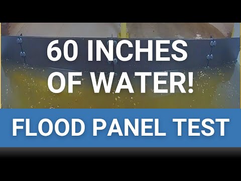 Flood Barrier Installation Demonstration