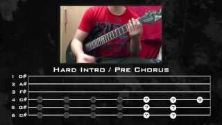 Linkin Park - By Myself (Guitar Tutorial w/ Tabs) By Kirjai