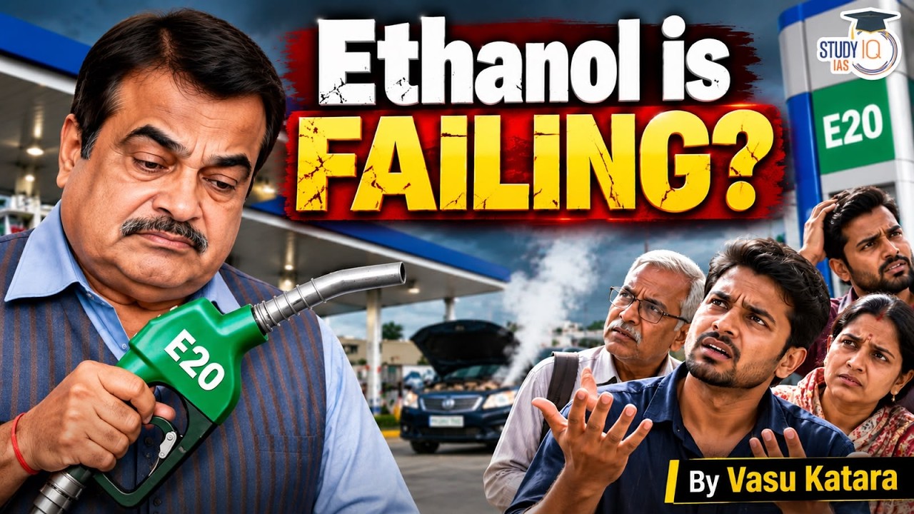India’s Ethanol Boom and Demand Crisis | Energy Security Analysis | UPSC 2026
