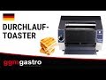 Durchlauftoaster - 3,85 kW - ca. 500 Toasts/h