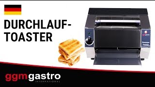 Toaster à convoyeur – 3,85 kW – env. 500 toasts/h