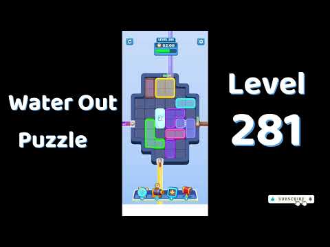 Water Out Puzzle Level 281 Walkthrough 💧 | Step-by-Step Solution | SolutionGuruji