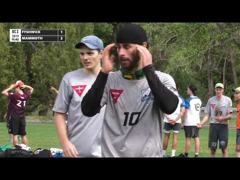 Fyshwick United vs Mammoth - Open Division 2019 BCI