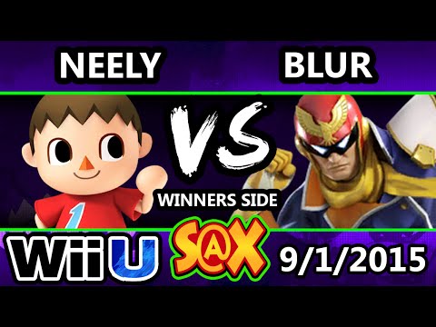 S@X 113 - Neely (Villager) Vs. Blur (Captain Falcon) SSB4 Tournament - Smash Wii U - Smash 4