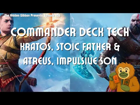 Atreus, Impulsive Son & Kratos, Stoic Father | Aggro, Proliferate | MTG Commander Deck Tech | EP 106