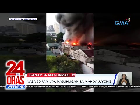 Fire volunteer at residente, sugatan sa sunog sa residential area sa QC 24 Oras Weekend