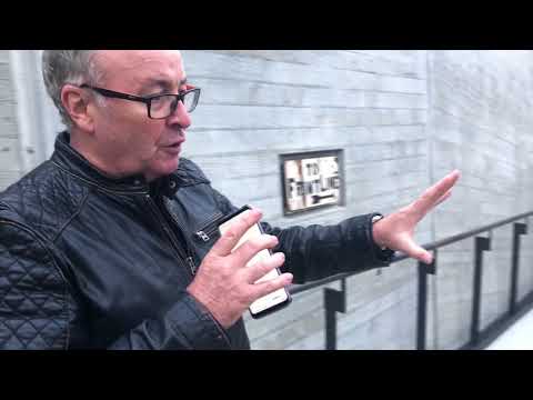 Chris Smith entering the Sir John Monash Centre in France