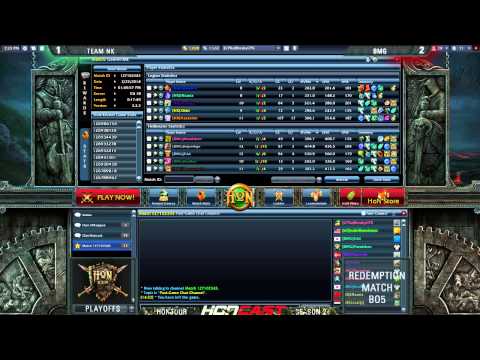 HoN Tour S2 Playoffs Redemption - BMG vs Team NK game 3