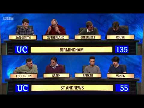 University Challenge S46E18 Birmingham vs St Andrews