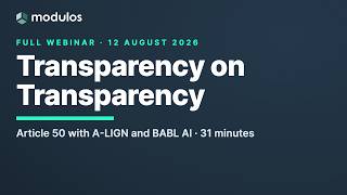 EU AI Act Article 50 Transparency Obligations full webinar