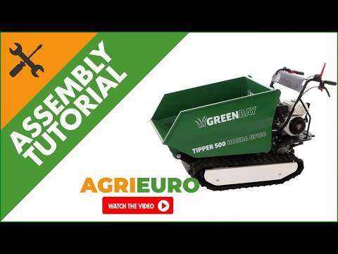 GreenBay TIPPER 500 Dumper Tracked Power Barrow - Assembly tutorial