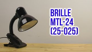 Brille MTL-24 BK на прищепке (25-025) - відео 1