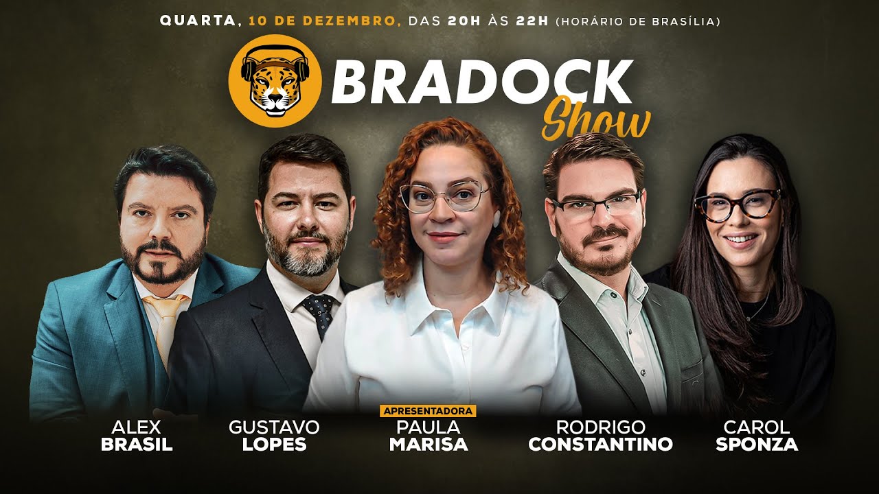 Bradock Show 10/12/25 - Paula Marisa, Constantino, Carol Sponza, Gustavo Lopes e Alex Brasil