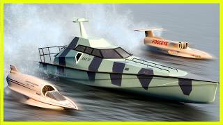 ⚓️ The Fastest WATER MACHINES in the World ► 3D Comparison ⚓️(Ships, Submarines, Torpedoes...)