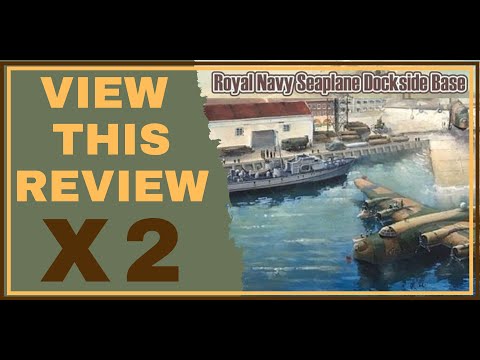 REVIEWING FLYHAWKS * 1/700 SCALE * (ROYAL NAVY SEAPLANE DOCKSIDE BASE) - 2020 _ And More!!