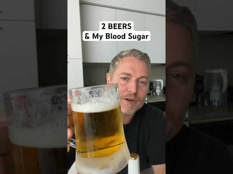 Two beers and my blood sugar. #Glucose #BloodSugar #InsulinResistant1 #Beer ￼