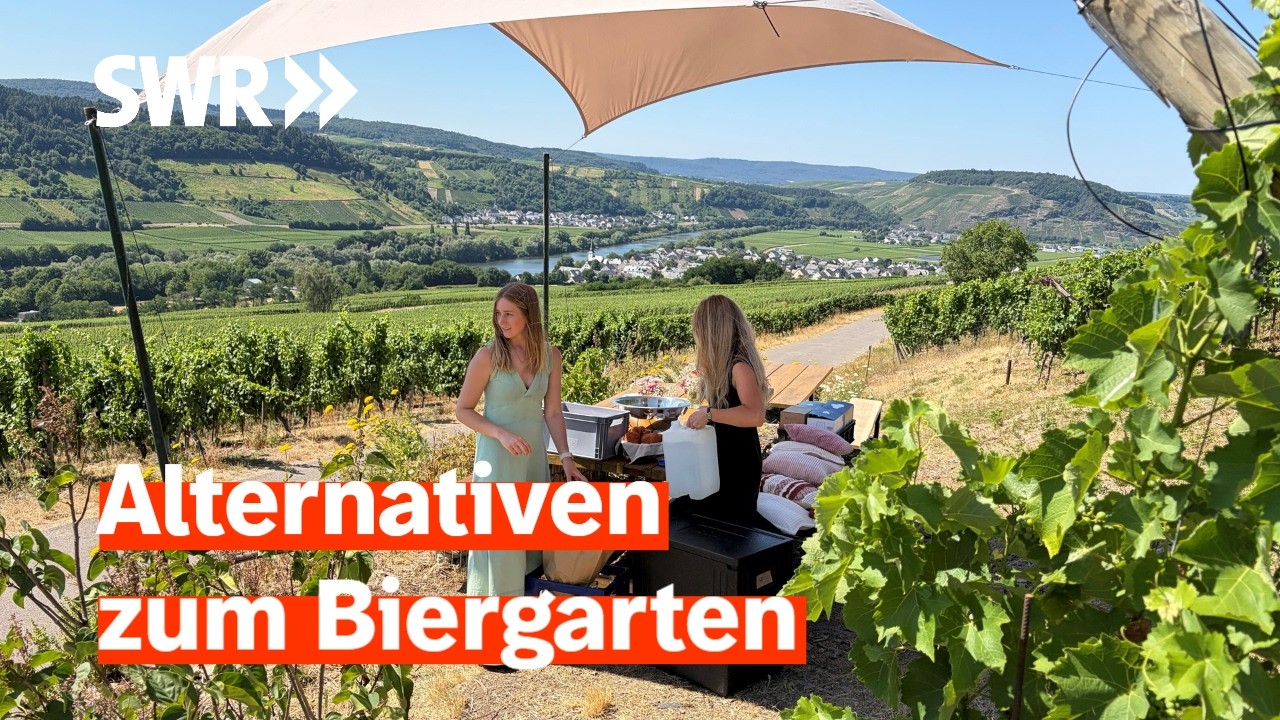 Im Weinberg, auf dem Floß oder zwischen Rosen: Lecker essen unter freiem Himmel | Treffpunkt