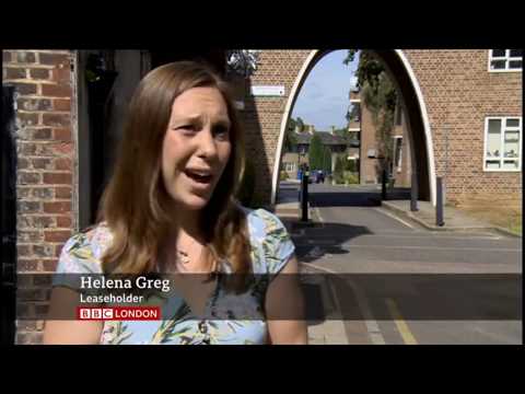 Leasehold and Cladding Scandal - Kingswood Estate West Dulwich - BBC London News - 23/8/19