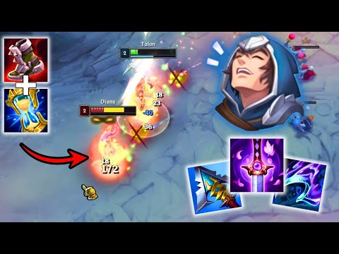 Talon mid | How to Play Against Someone who Stacks Armor | Talon vs Diana
