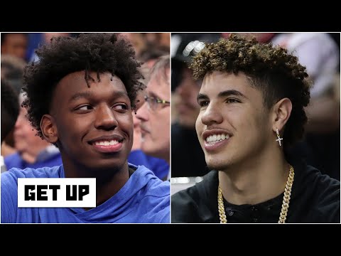 為什麼勇士隊選擇了詹姆斯-威斯曼而不是拉梅洛-鮑爾？ (Why the Warriors drafted James Wiseman over LaMelo Ball | Get Up)