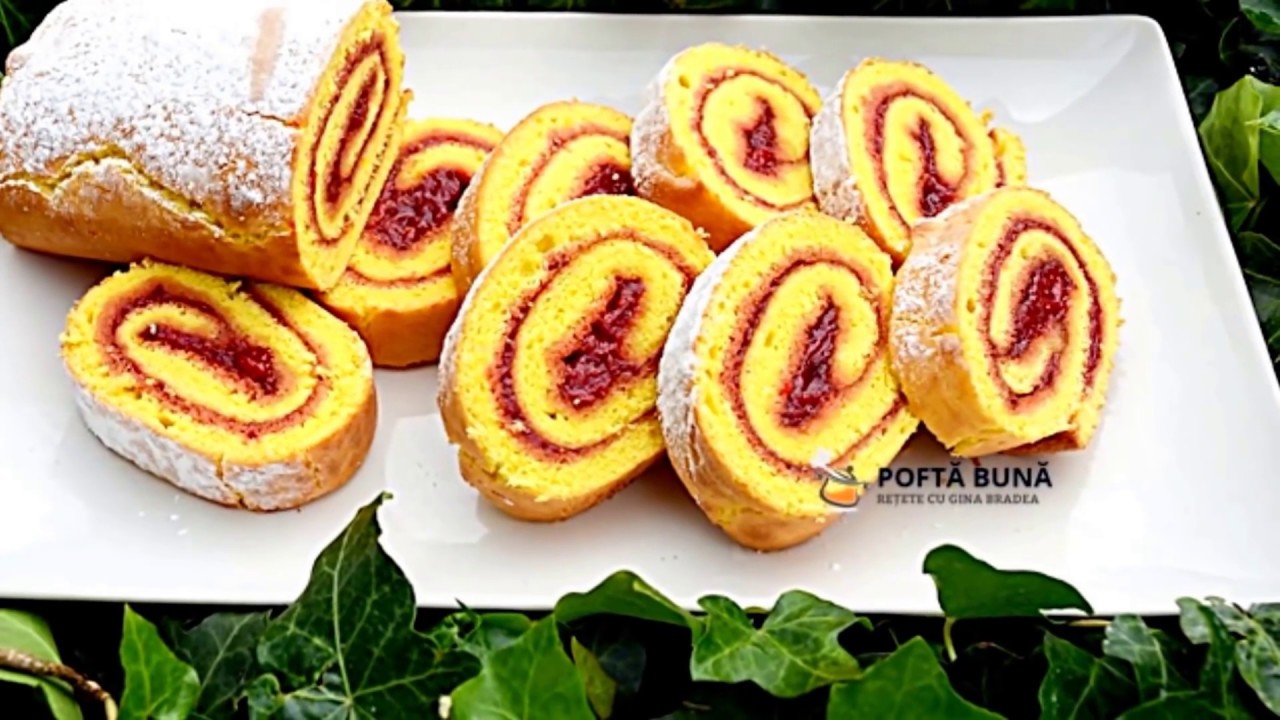 Rulada Pufoasa Cu Gem Reteta Simpla Pas Cu Pas Gina Bradea