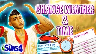 How to Change Weather, Time and MORE⚡ MCCC Tutorial #2 (Sims 4)
