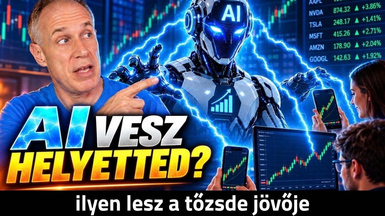 Az AI már részvényt vesz helyetted – ilyen lesz a tőzsde jövője