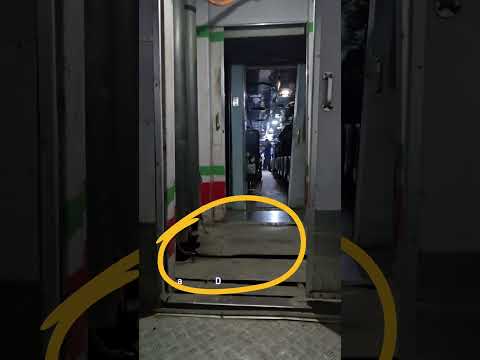 Train jumps on bad railway track.Dancing Rail. #track #jumps #shorts