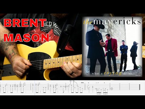 Brent Mason Solo - The Mavericks - There Goes My Heart (Animated TAB)
