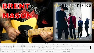 Brent Mason Solo - The Mavericks - There Goes My Heart (Animated TAB)