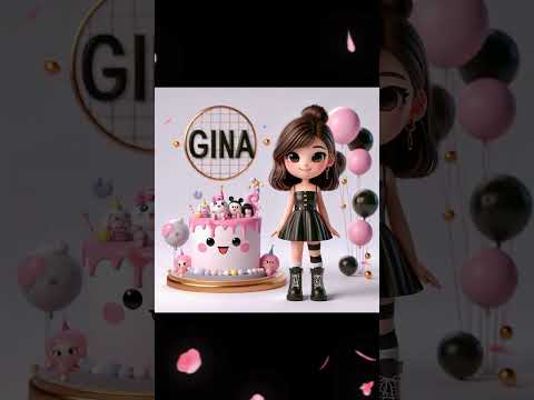 Gina Happy Birthday Song. Cute baby Happy Birthday song with name. #gina #happybirthdaygina