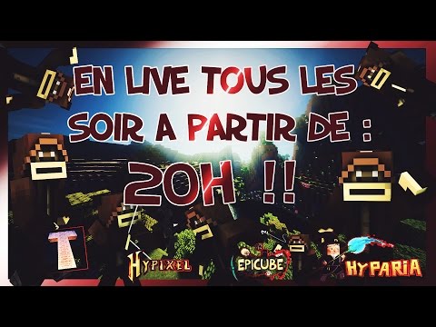 Lycaon - [REDIFF 🔴] LIVE MINECRAFT SKYBLOCK SUR HYPARIA AND PVP TRAINING!