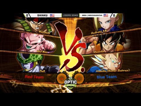 OpTic Arena 2018 DBFZ - Shinku Vs. SoSickNASHFAN Dragon Ball FighterZ Losers Semis