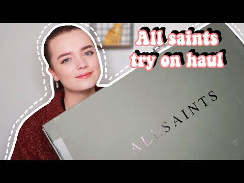 all saints try on haul✨