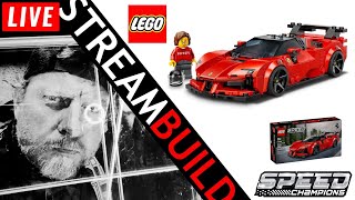 🔴 Building LEGO Ferrari SF90 XX Stradale (77254) + Mystery Package Unboxing Live!