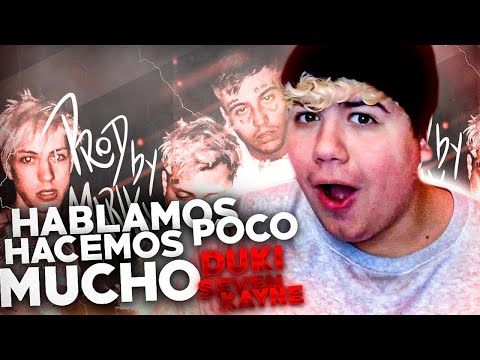 (REACCIÓN) DUKI x SEVEN KAYNE - HABLAMOS POCO, HACEMOS MUCHO prod. MARLKU (Video Oficial)