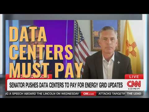 Heinrich on CNN: “Data Centers Have to Pay for Both the Electricity and for Any Grid Upgrades”