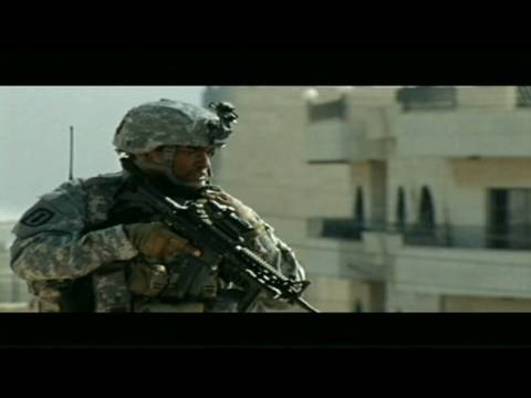 Thumbnail of the video: CNN: Cast from the film discussing 'The Hurt Locker'