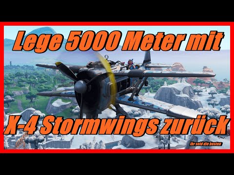 Lege 5000 Meter mit X-4 Stormwings zurück