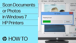 How to Scan a Document or Photo from Your HP Printer to PC in Windows 7 | HP Printers | @HPSupport