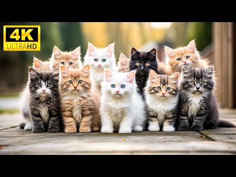 Baby Animals 4K (60FPS) - A Journey Through The Playful Lives Of Baby Animals With Relaxing Music