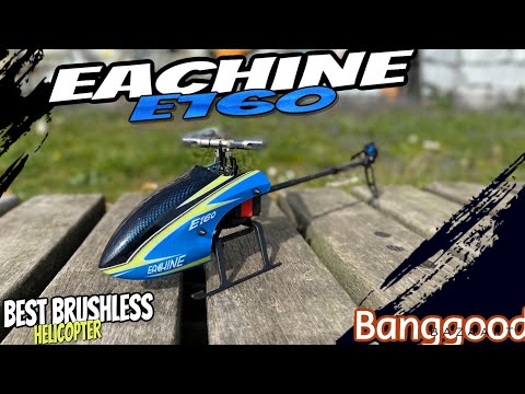 Ⓜ️ Eachine E160 Brushless 3D Helicopter Unboxing and Test Flight