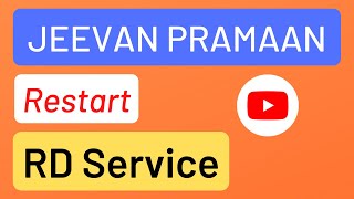 How to Restart Biometric Device RD Service for Jeevan Pramaan?