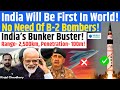 India To Make GBU 57 B 2 Obsolete AGNI V Missile To Be Modified As Bunker Buster DRDO Kinjal