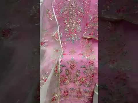 Serine S-171 Organza Wholesale Pakistani Suit – product video thumbnail