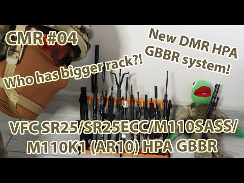 Check My Rack #04 - VFC SR25 / SR25ECC / M110 SASS/ M110K1 HPA GBBR!!!!