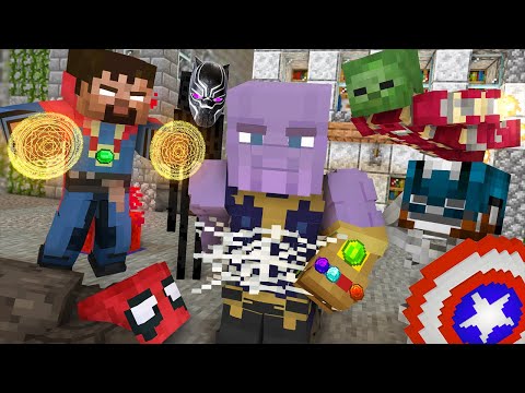 Monster School : BECAME A SUPERHERO AVANGERS - Minecraft Animation