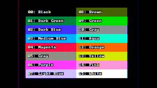 PC CGA Composite Color - Four Devices Compared