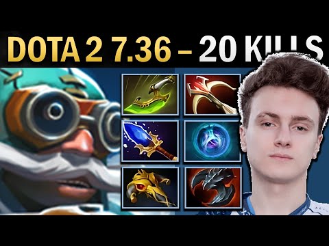 Gyrocopter Gameplay Miracle with Daedalus and 20 Kills   Dota 7 36